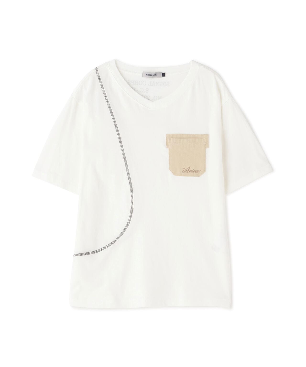 SWITCHING POCKET T-SHIRT/ スイッチングポケットTシャツ