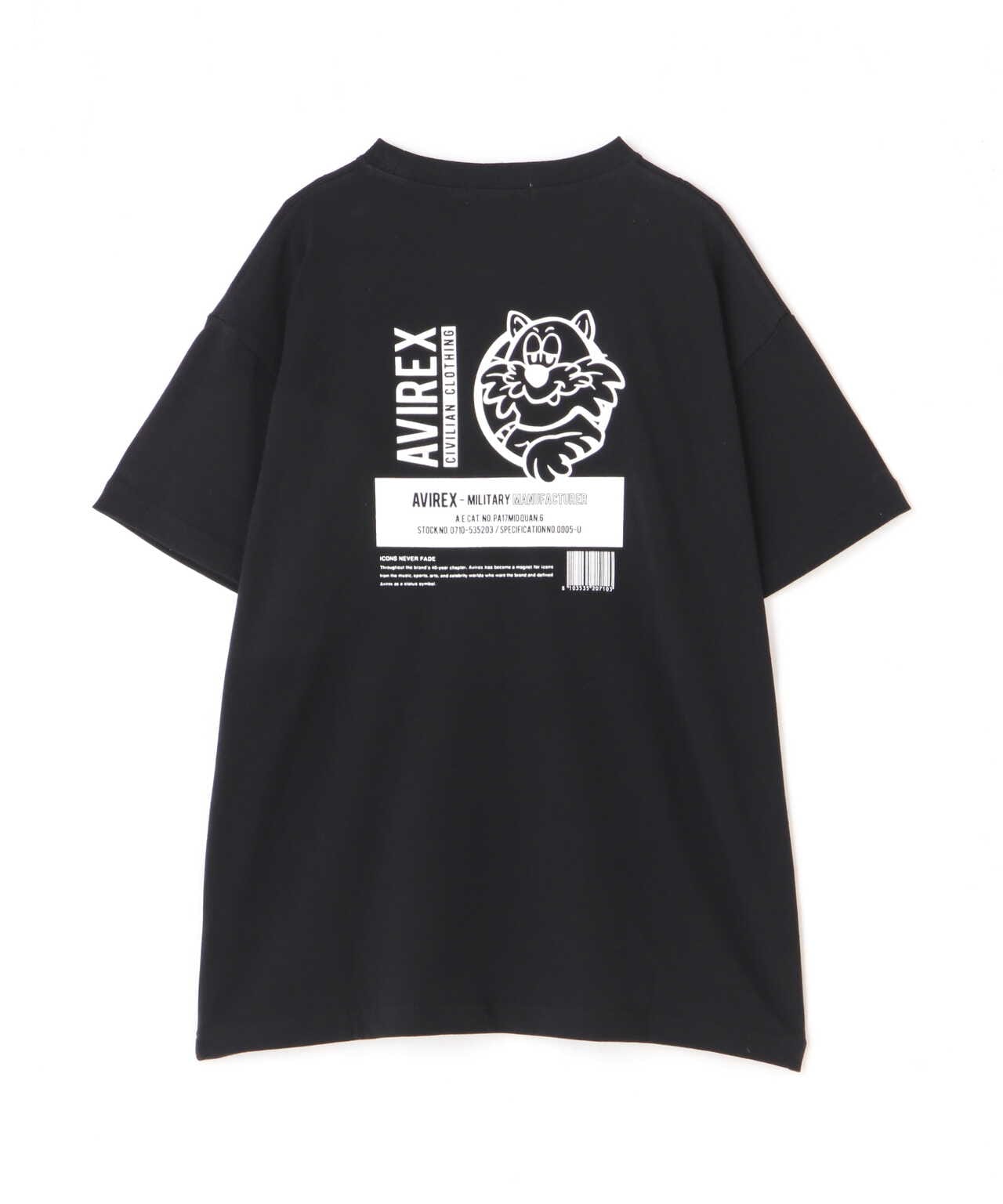 1COLOR TOMCAT T-SHIRT/ 1カラートムキャットTシャツ