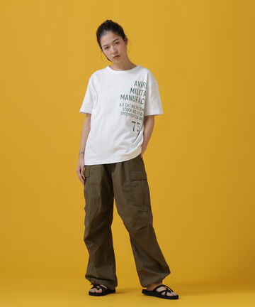 KEY LOGO PRINT T-SHIRT/ キーロゴプリントTシャツ/AVIREX/アヴィレックス