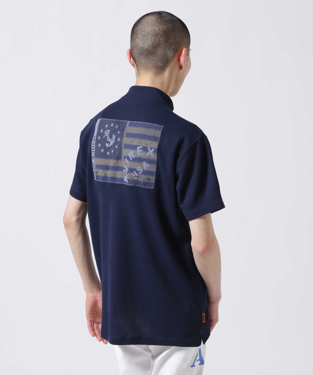 GOLF WEAR》ワッフル モック Tシャツ / WAFFLE MOCK NECK T-SHIRT