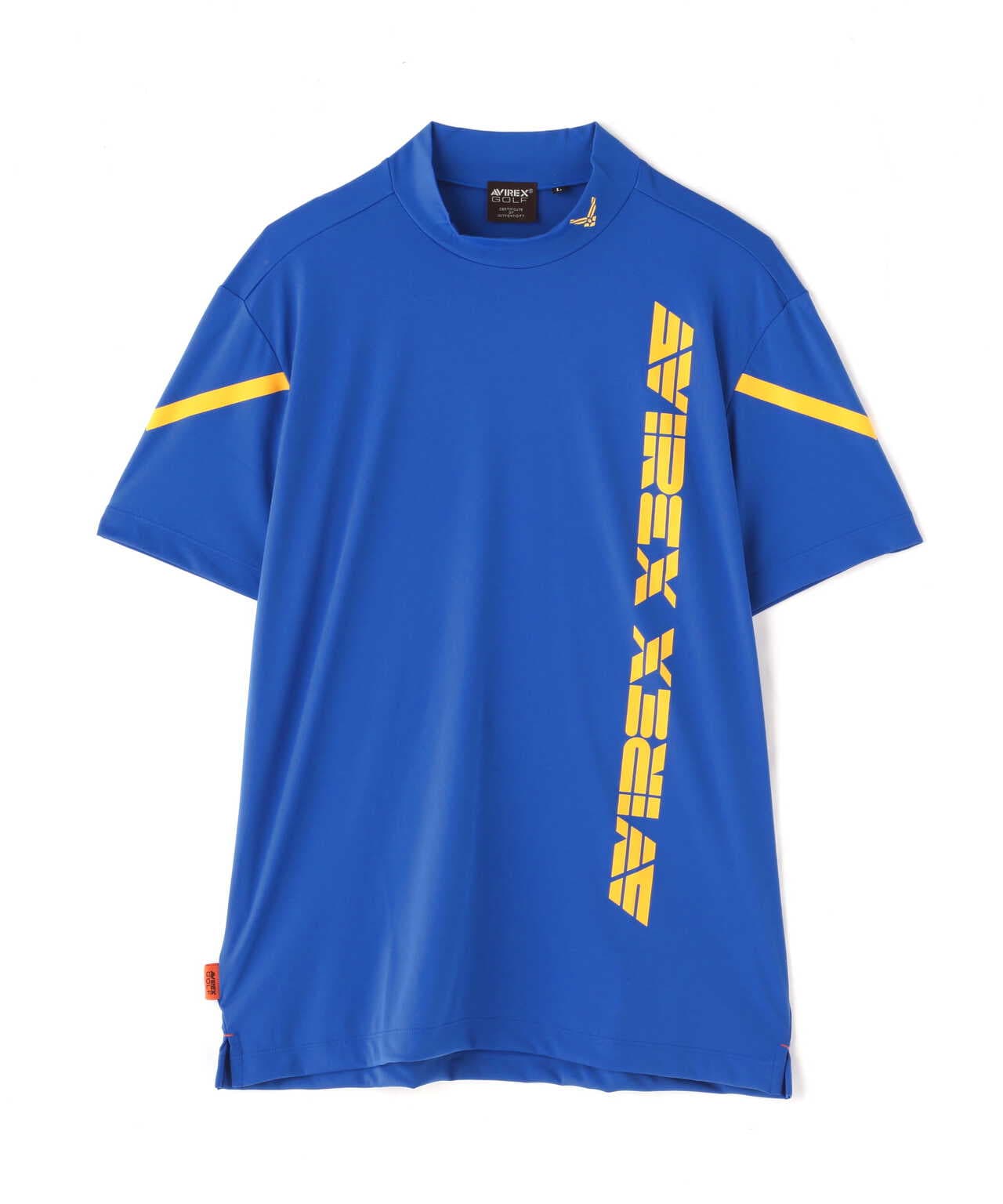 GOLF WEAR》PTU ロゴ モックネック Tシャツ / アヴィレックス /AVIREX