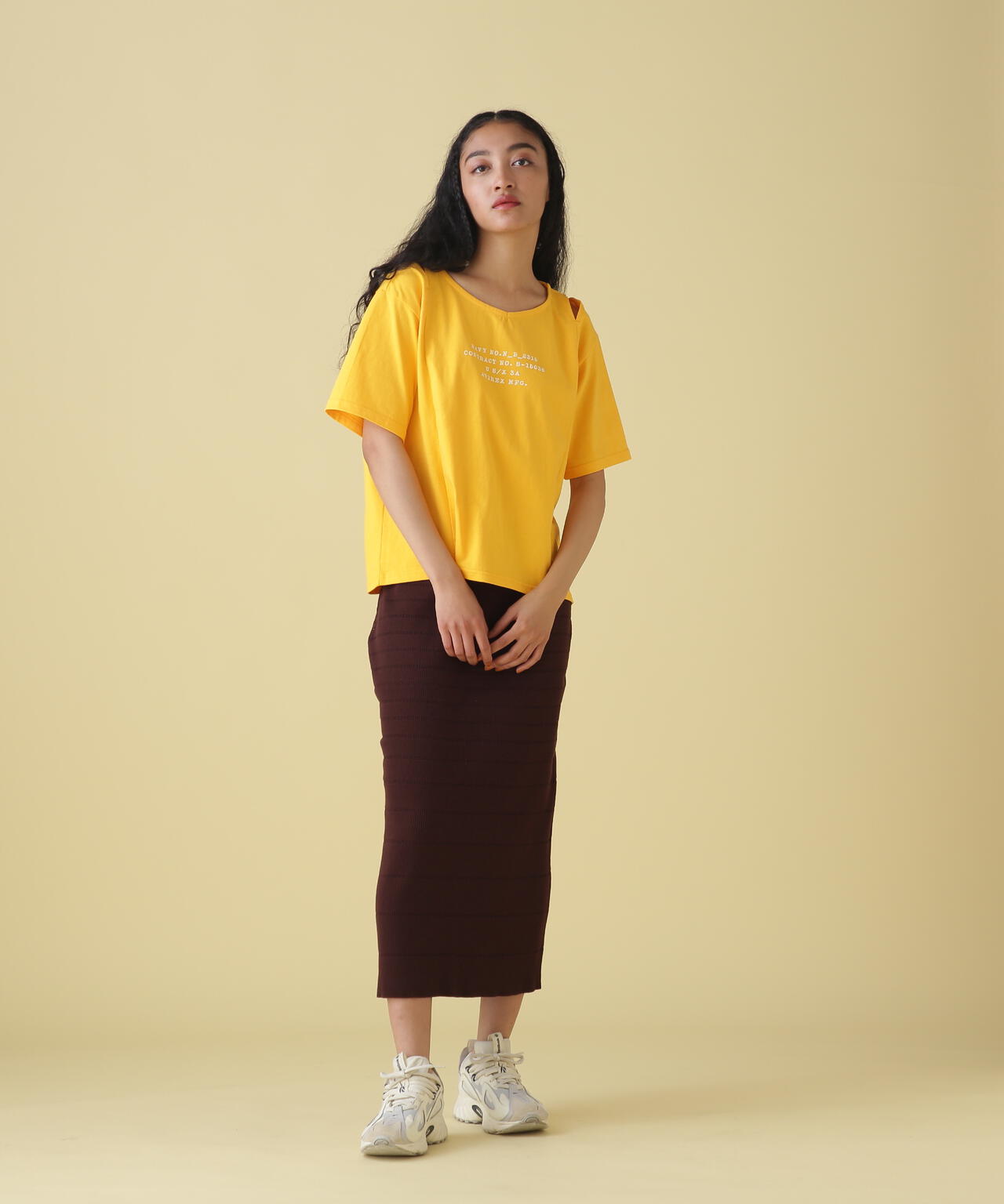 L-S/S SHOULDER OPEN TOPS/ショルダーオープントップス | AVIREX