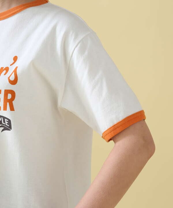 DONUT PRINT RINGER T-SHIRT/ドーナツプリント リンガーTシャツ