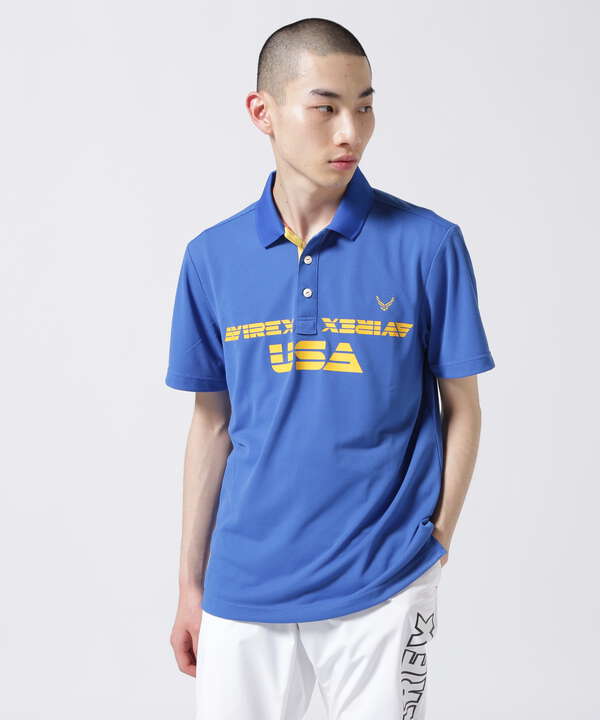 《GOLF WEAR》PTU ポロシャツ / POLO SHIRT / アヴィレックス / AVIREX GOLF/アヴィレックスゴルフ