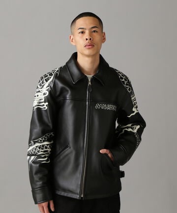 《直営店限定》 DRAGON&SNAKE TRACKER JACKET / ドラゴン＆スネーク トラッカージャケット /BLACK