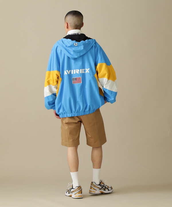 BAGGY FIT HOODED TEAM JACKET / バギーフィット フーディー チーム ジャケット