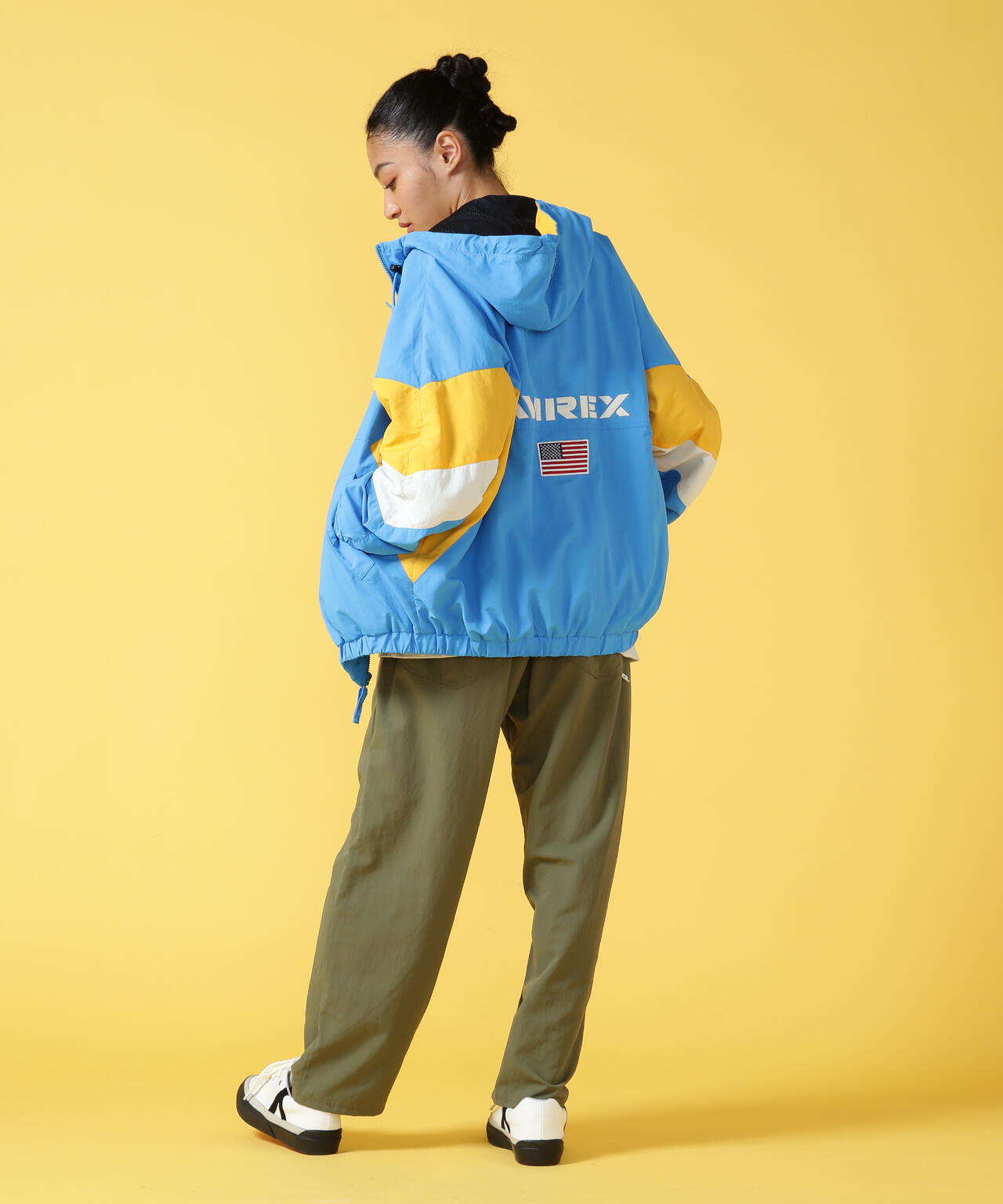 BAGGY FIT HOODED TEAM JACKET / バギーフィット フーディー チーム ジャケット