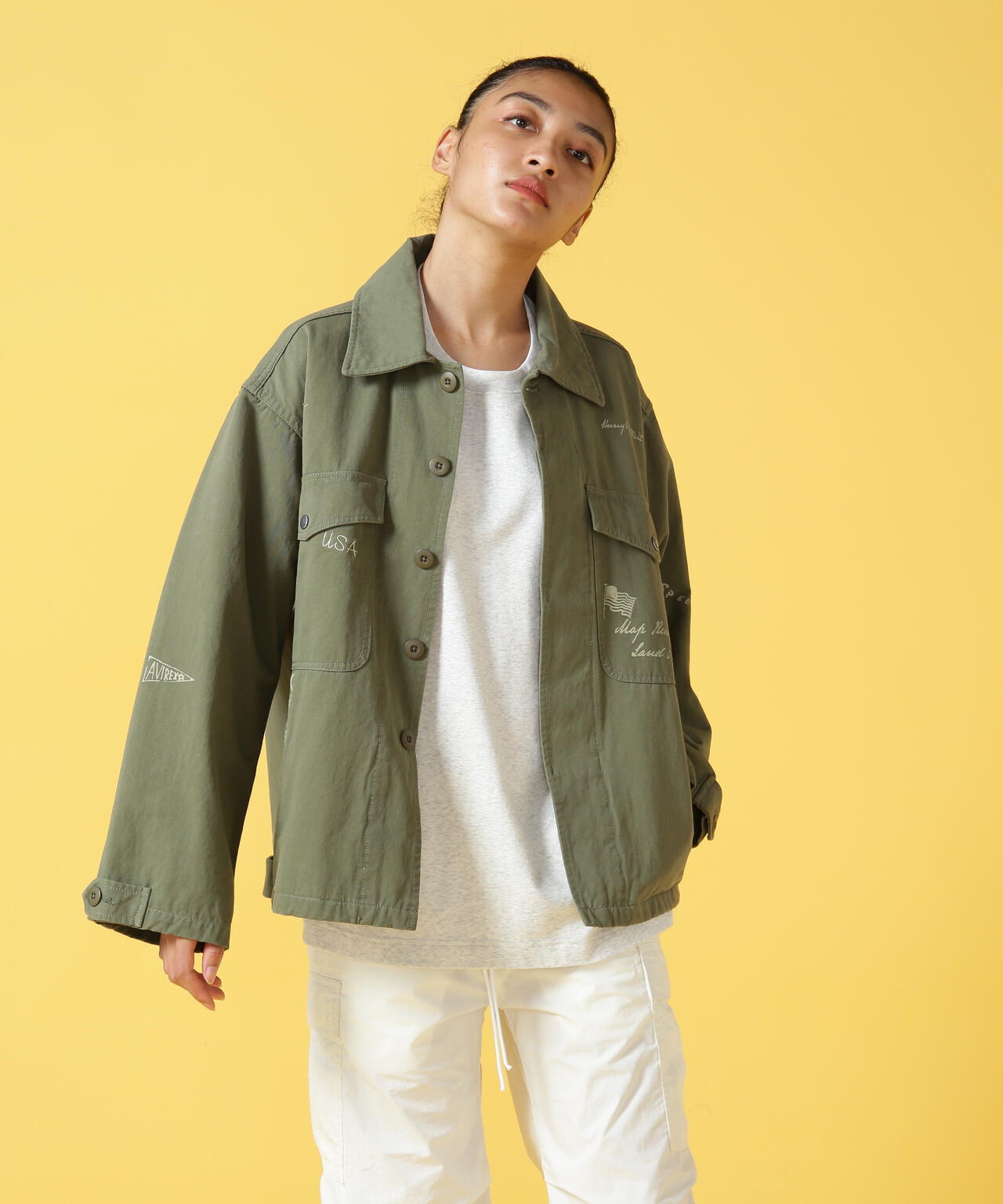 SCRIBBLING BDU JACKET/ スクリブリングBDUジャケット-