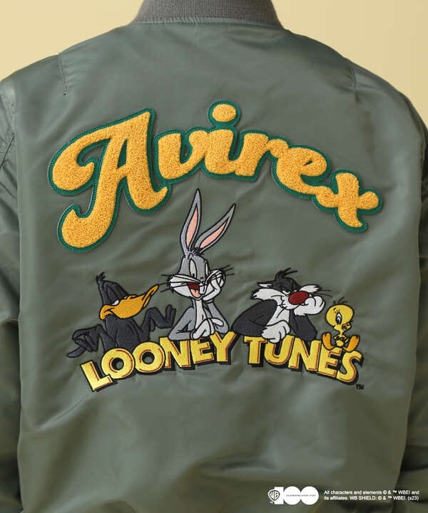 WB/AVIREX》LOONEY TUNES COLLECTION LIGHT MA-1 JACKET（7833152612 