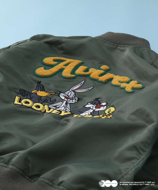 WB/AVIREX》LOONEY TUNES COLLECTION LIGHT MA-1 JACKET（7833152612 