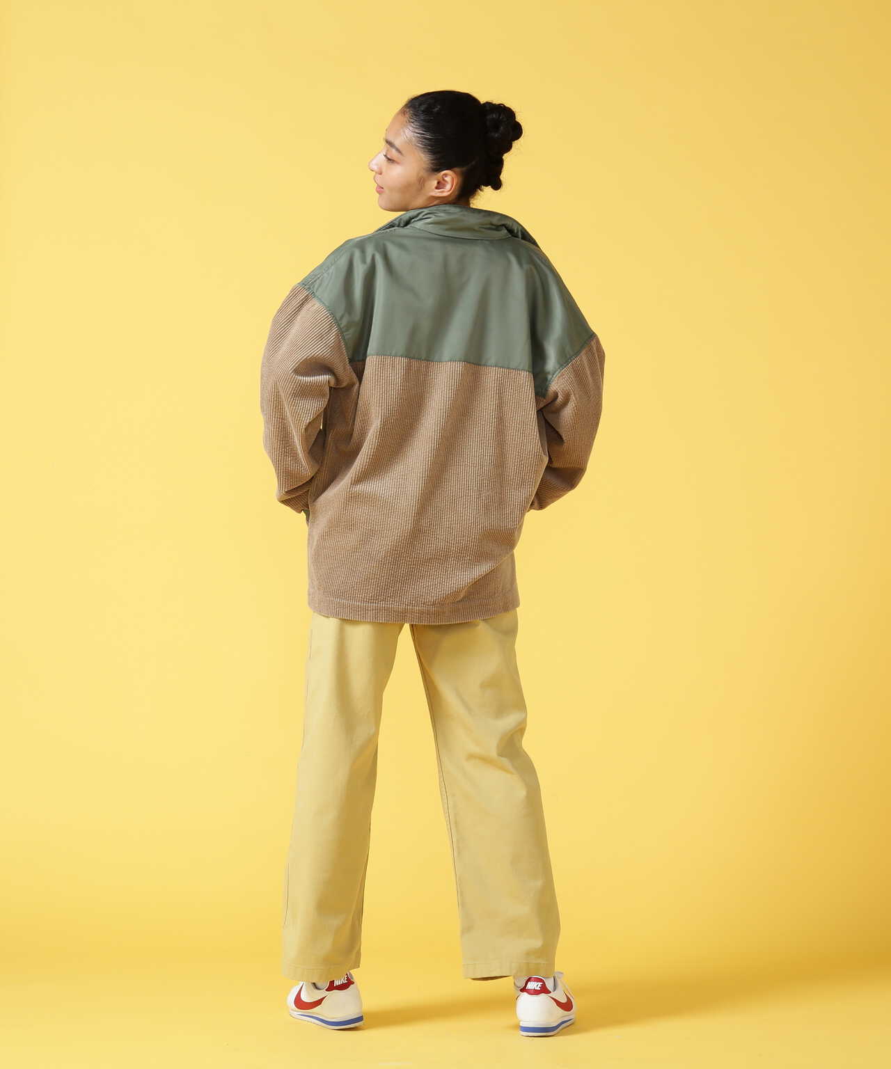 CORDUROY COMBI NYLON BLOUSON/ コーデュロイコンビ ナイロンブルゾン ...