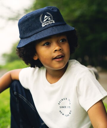 《KIDS》A STAR DENIM HAT/Aスター デニムハット/キッズハット