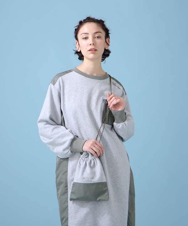 《WEB&DEPOT限定》SWEAT DRAWSTRING BAG/ スウェットドローストリング巾着バッグ