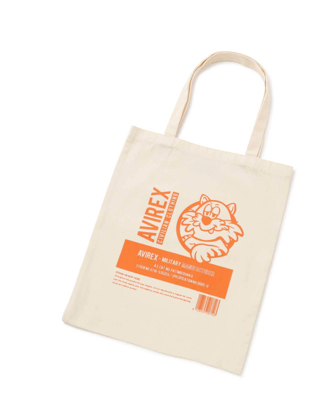 1COLOR TOMCAT TOTE BAG/ 1カラー トムキャットトートバッグ/AVIREX/アヴィレックス