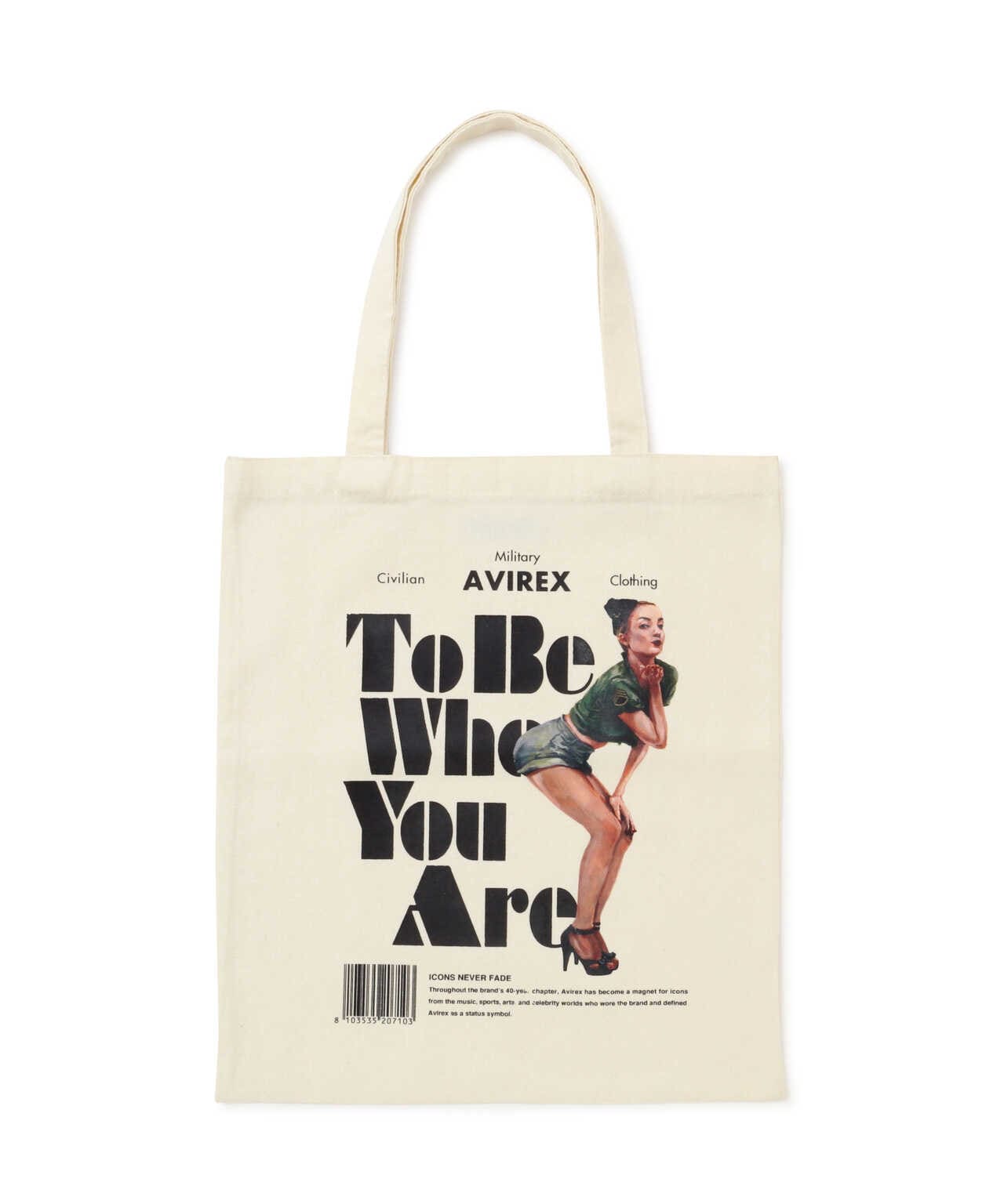 COLOR PIN UP GIRL TOTE BAG/ カラーピンナップガール トートバッグ