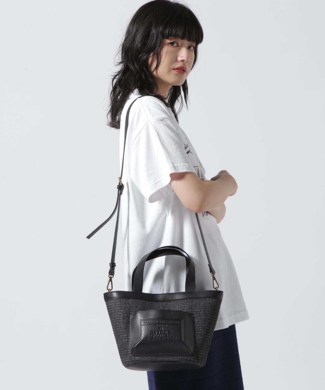 《限定》BASKET MINI TOTE BAG/ バスケットミニ　トートバッグ/AVIREX/アヴィレックス