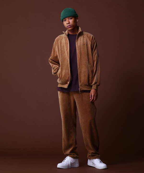 《COLLECTION》VELOUR TRACK PANTS /ベロア トラックパンツ