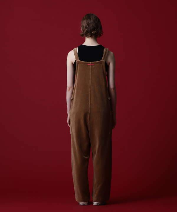 《COLLECTION》L-VELOR OVERALL/ ベロア オーバーオール