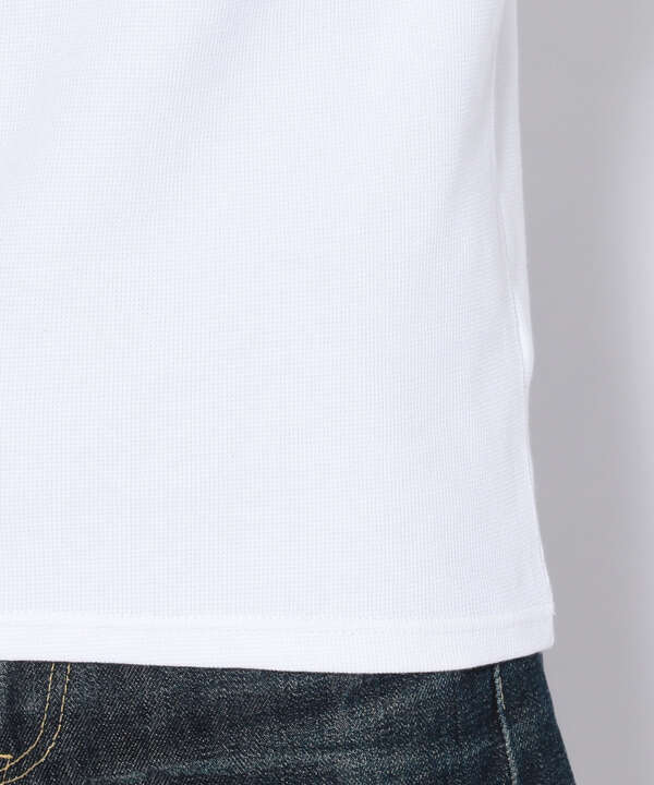 【DAILY】長袖 ミニワッフル クルーネック Tシャツ/ L/S MINI WAFFLE CREW-NECK Tシャツ