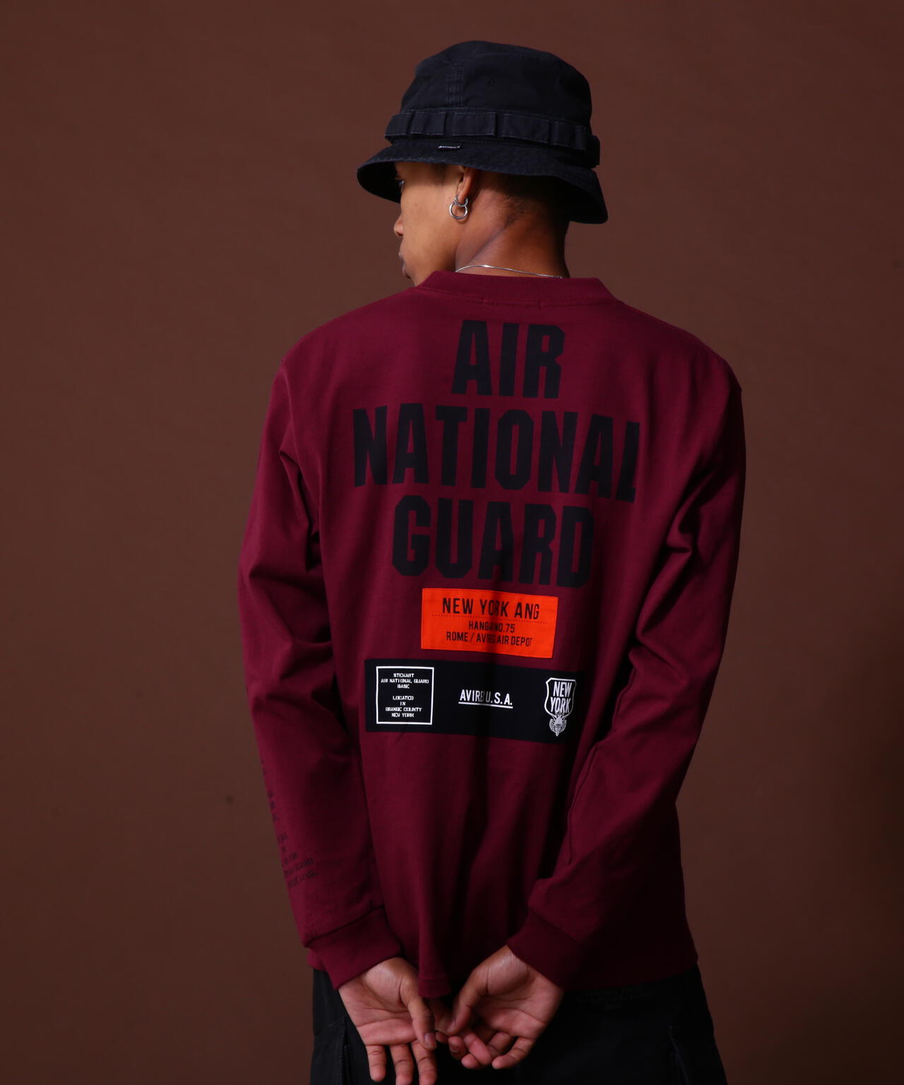 COLLECTION》AIR NATIONAL GUARD PATCH & PRINT L | AVIREX