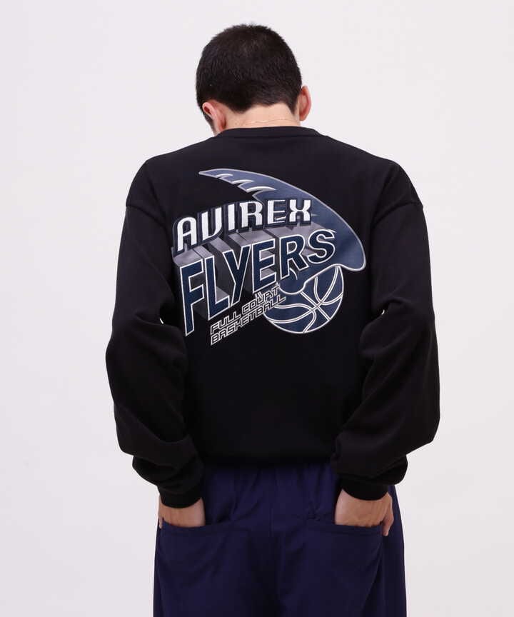 LONG SLEEVE T-SHIRT AVIREX FLYERS / 長袖 Tシャツ アヴィレック