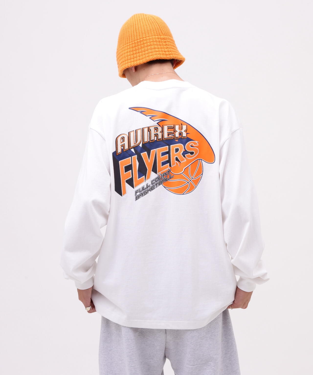 LONG SLEEVE T-SHIRT AVIREX FLYERS / 長袖 Tシャツ アヴィレック