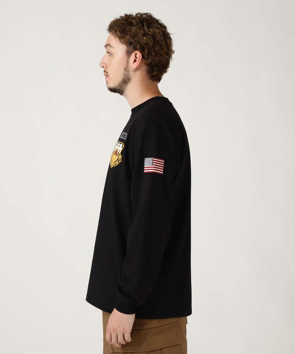 L/S N.Y. A.N.G  PATCH T-SHIRT