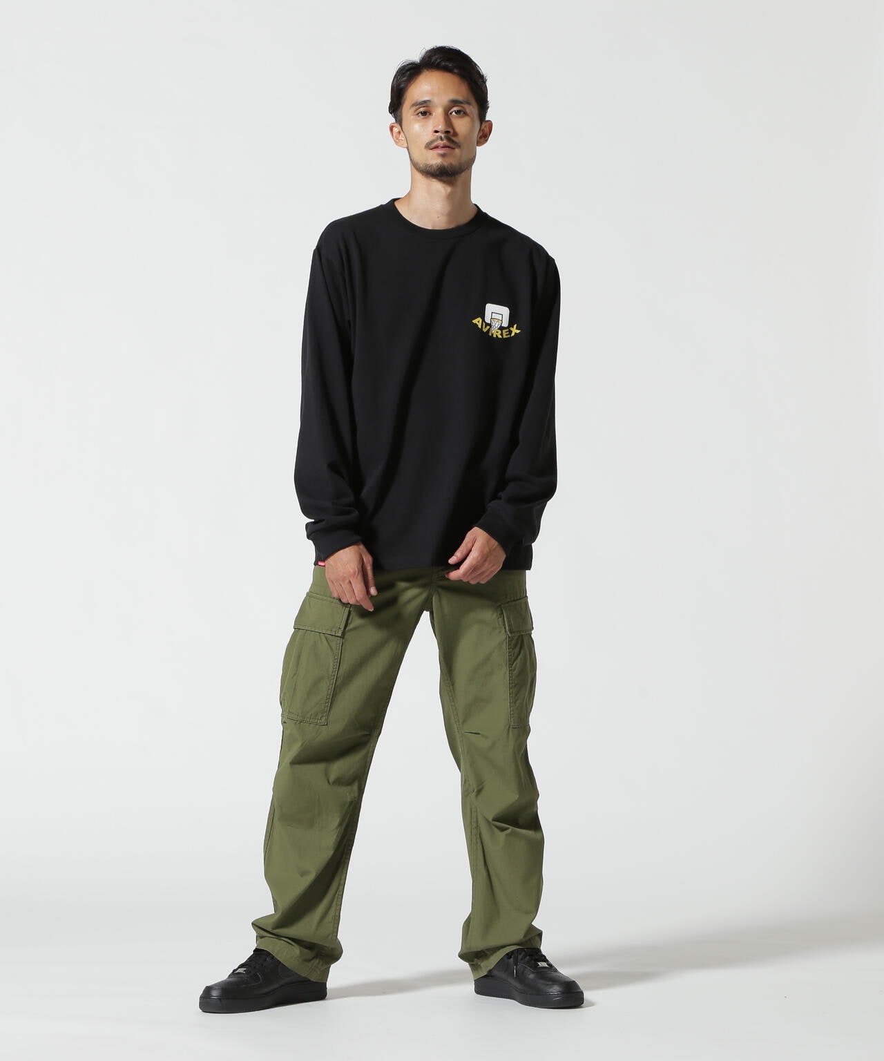 《WEB&DEPOT限定》ON THE COURT BEAR L/S T-SHIRT / オン ザ コート ベア 長袖 Tシャツ / 