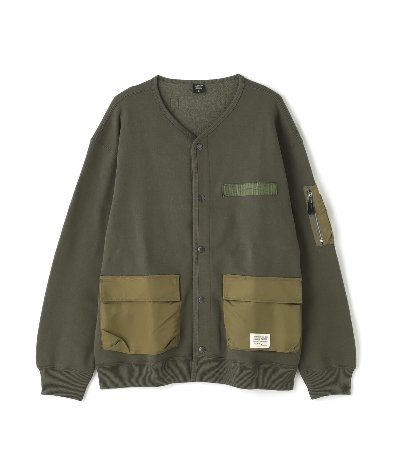 WEB&DEPOT限定》TACTICAL CARDIGAN / タクティカル カーディガン 