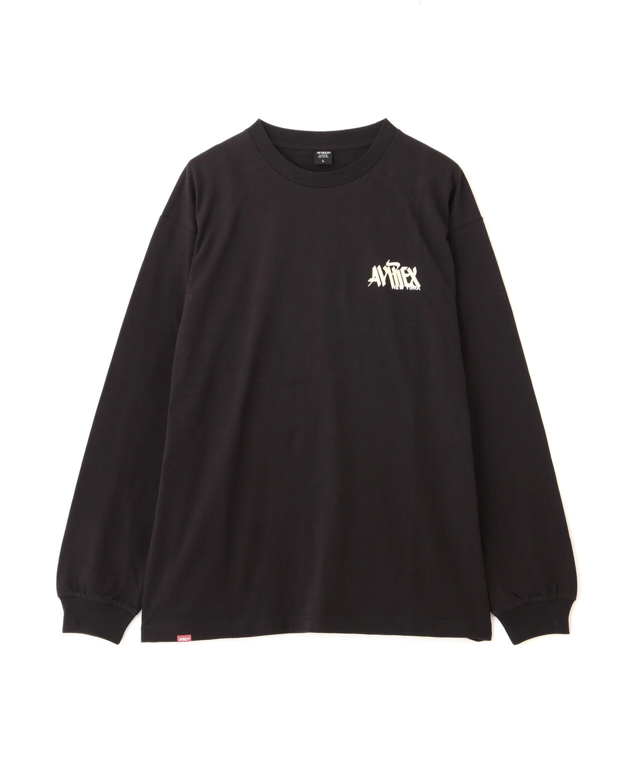 《直営店限定》TAGGING DESIGN LONGSLEEVE T-SHIRT / タギング デザイン 長袖 Tシャツ / AVIREX 