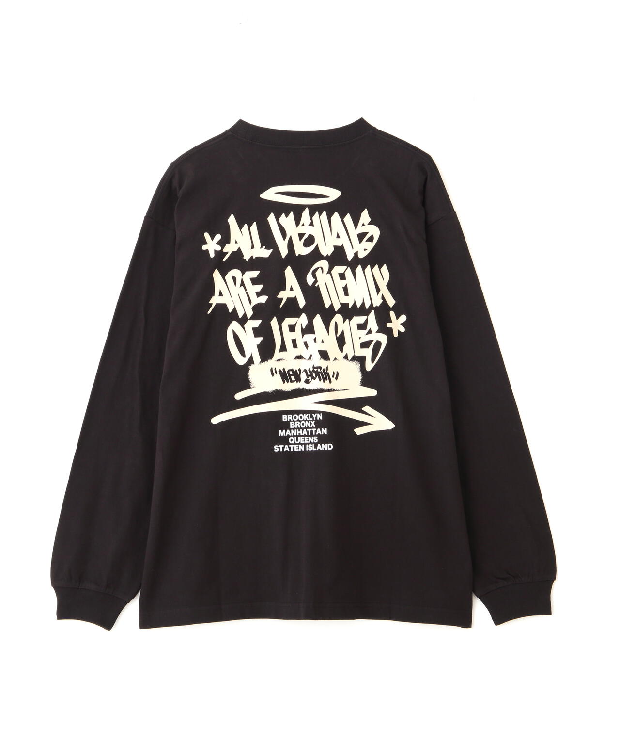 《直営店限定》TAGGING DESIGN LONGSLEEVE T-SHIRT / タギング デザイン 長袖 Tシャツ / AVIREX 