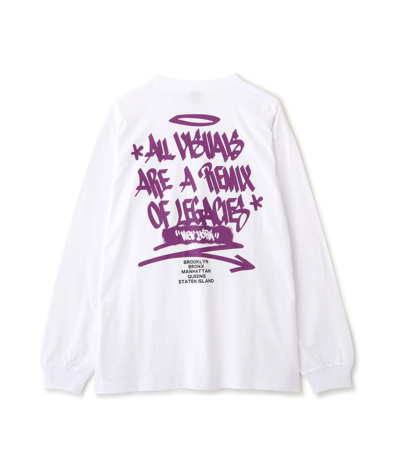 《直営店限定》TAGGING DESIGN LONGSLEEVE T-SHIRT / タギング デザイン 長袖 Tシャツ / AVIREX 