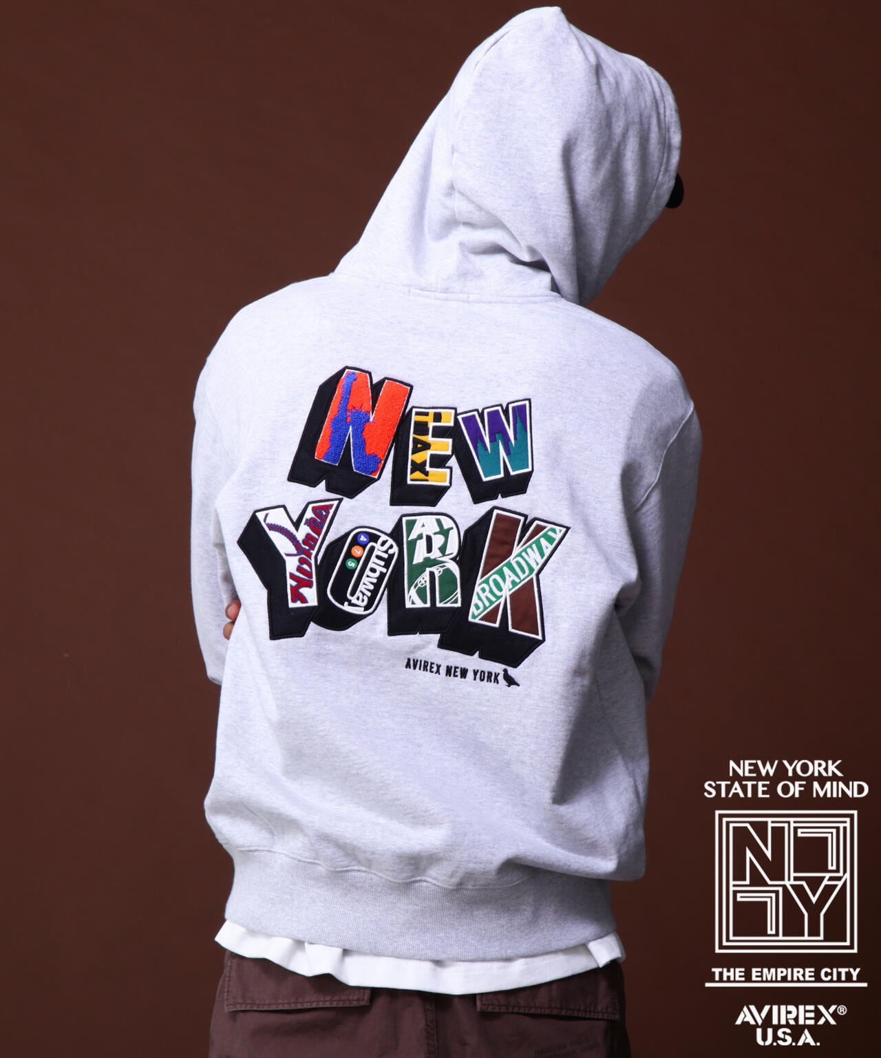 《COLLECTION》PULLOVER PARKA NEWYORK SYMBOL