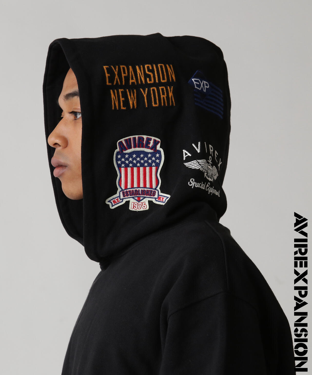 AVIREX × EXPANSION》 ICON HOODIE SWEAT / アイコン フード