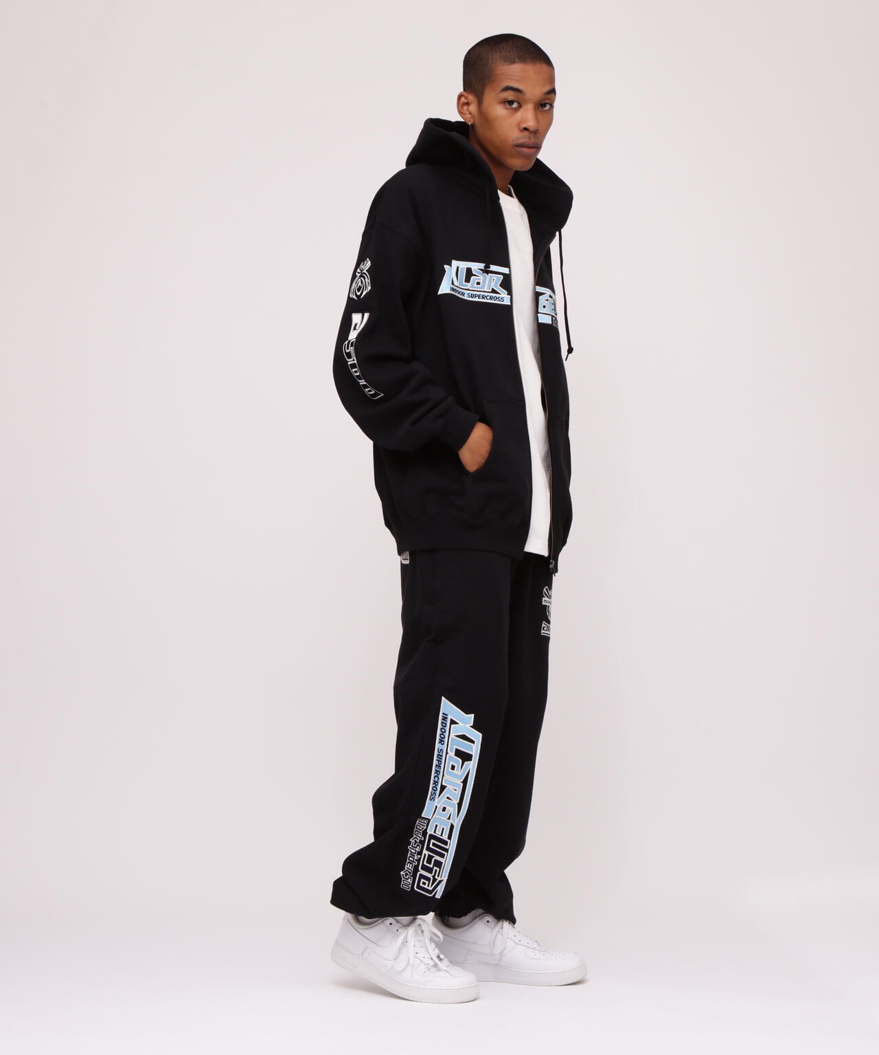 《AVIREX × XLARGE》HOODIE BLACK SPIDER / フーディー ブラック スパイダー