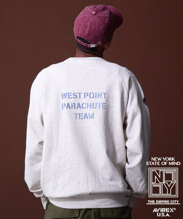 《COLLECTION》CREWNECK SWEAT WEST POINT /クルーネックスウェット