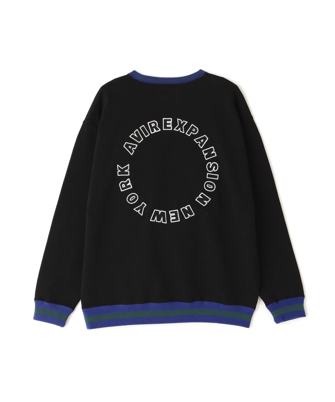 《AVIREX × EXPANSION》 CIRCLE LOGO CREWNECK SWEAT / サークルロゴ クルーネック スウェット