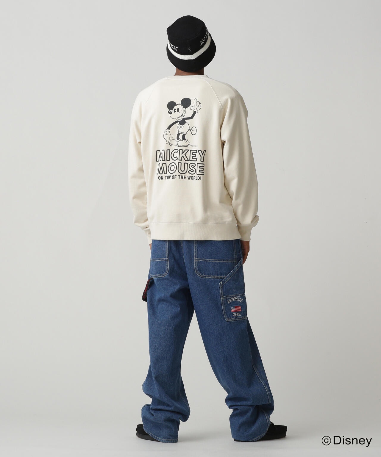 AMERI  DENIM SWEAT OVER TOP トレーナー デニム