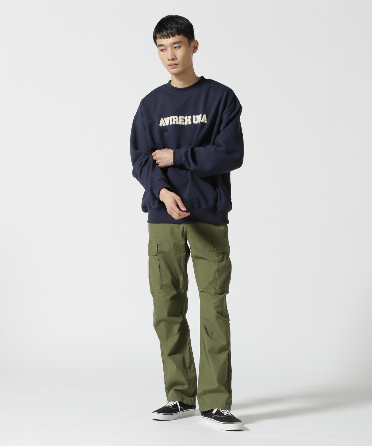 WEB&DEPOT限定》SAGARA AIRFORCE CREWNECK SWEAT / サガラ エア