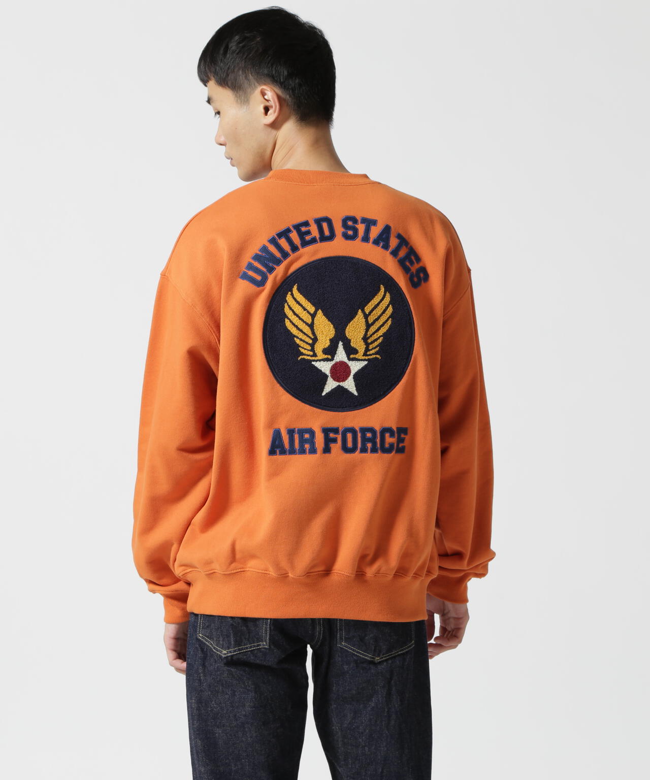 WEB&DEPOT限定》SAGARA AIRFORCE CREWNECK SWEAT / サガラ エア