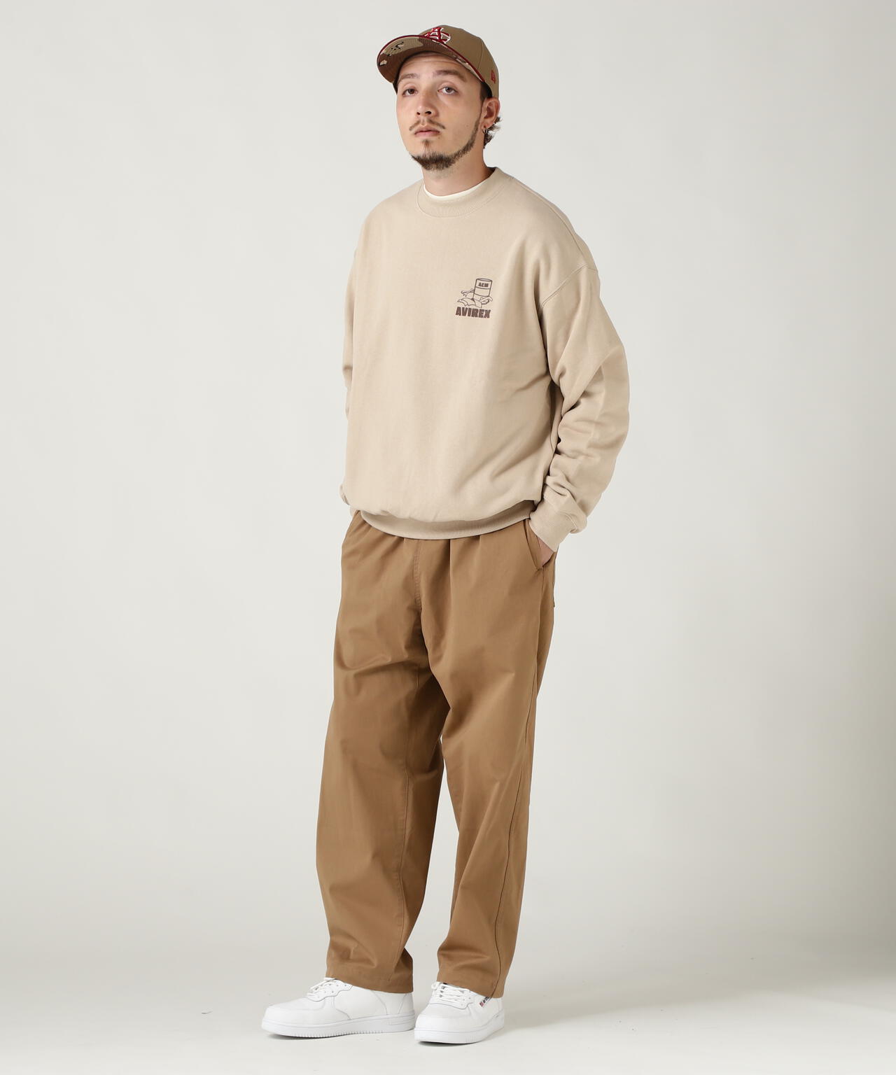 WEB&DEPOT限定》FLIGHT MECHANIC CREW NECK SWEAT | AVIREX