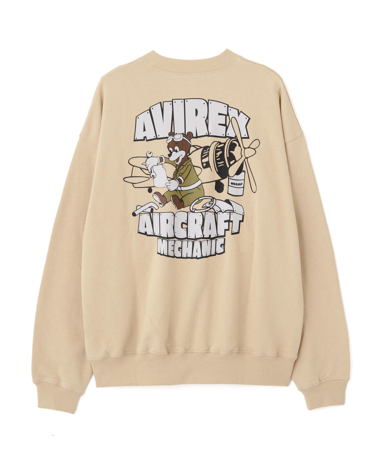 WEB&DEPOT限定》FLIGHT MECHANIC CREW NECK SWEAT | AVIREX