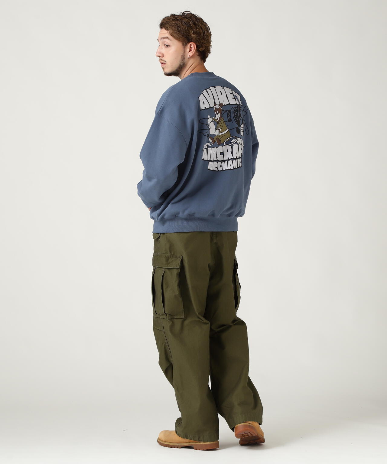 WEB&DEPOT限定》FLIGHT MECHANIC CREW NECK SWEAT | AVIREX