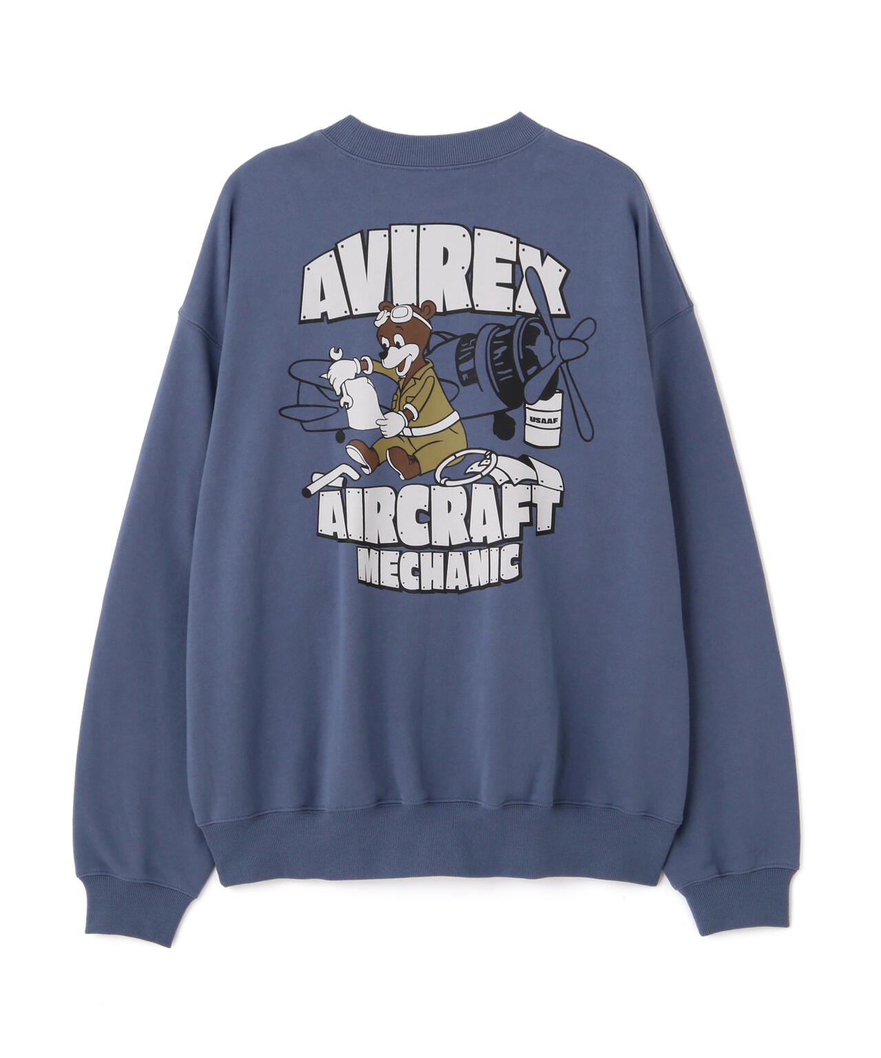 WEB&DEPOT限定》FLIGHT MECHANIC CREW NECK SWEAT | AVIREX