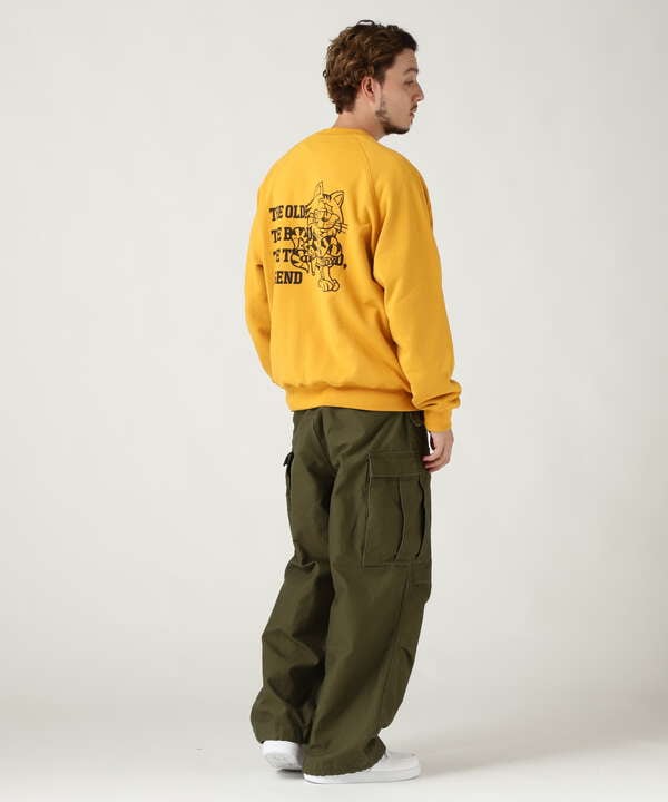 《WEB&DEPOT限定》CREW NECK SWEAT TOMCAT / クルーネック 