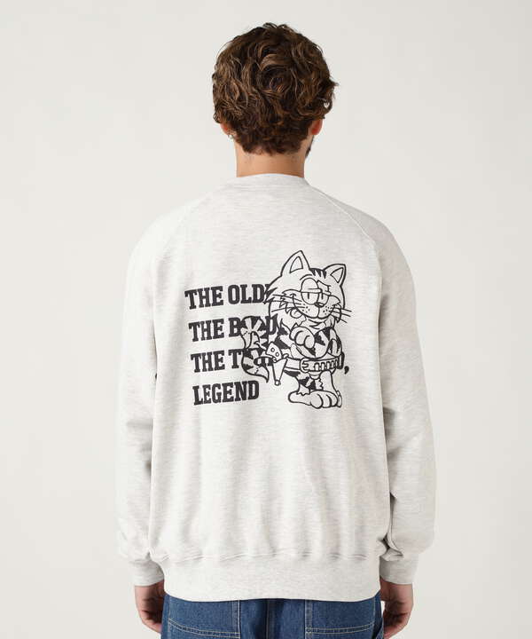 《WEB&DEPOT限定》CREW NECK SWEAT TOMCAT / クルーネック