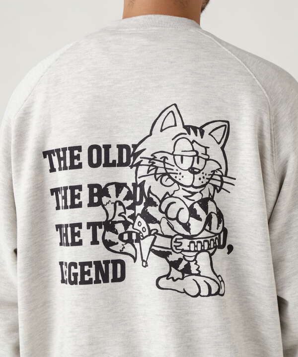 《WEB&DEPOT限定》CREW NECK SWEAT TOMCAT / クルーネック