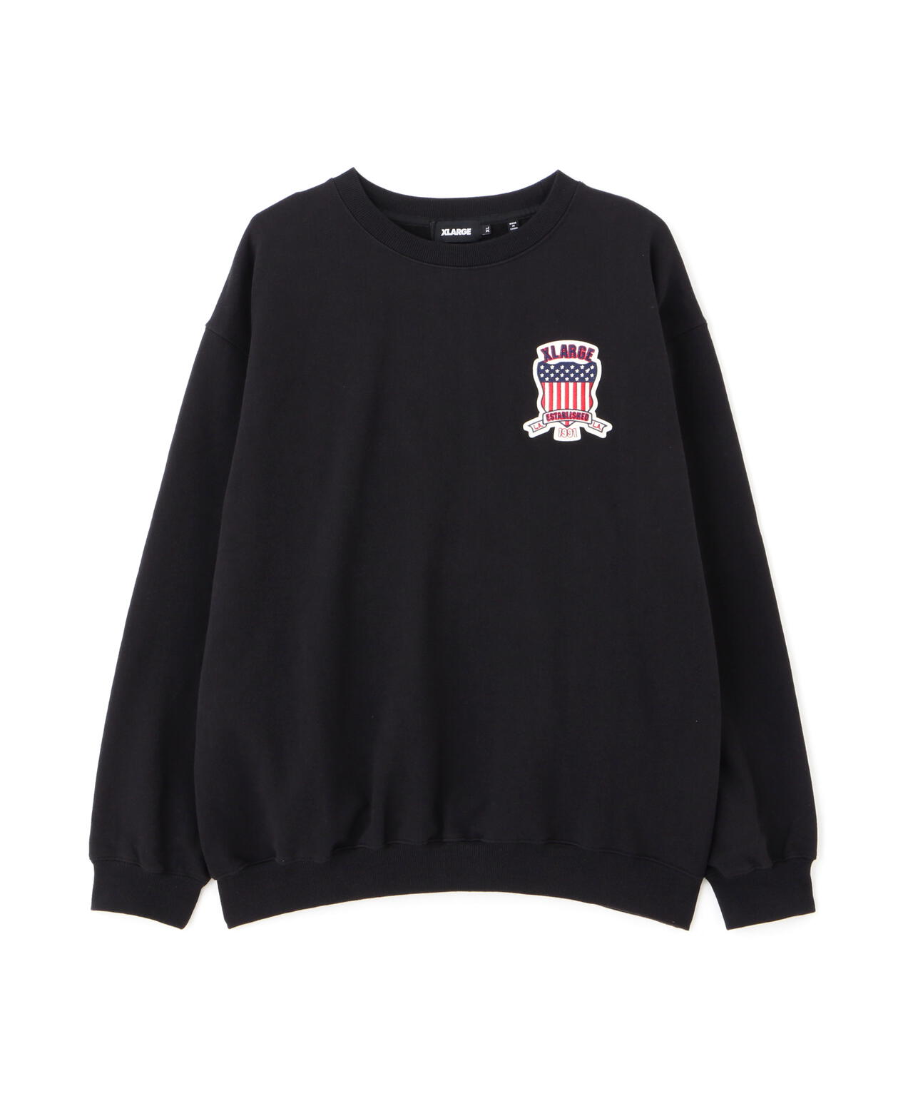 《AVIREX × XLARGE》CREWNECK VARSITY LOGO / クルーネック バーシティ ロゴ