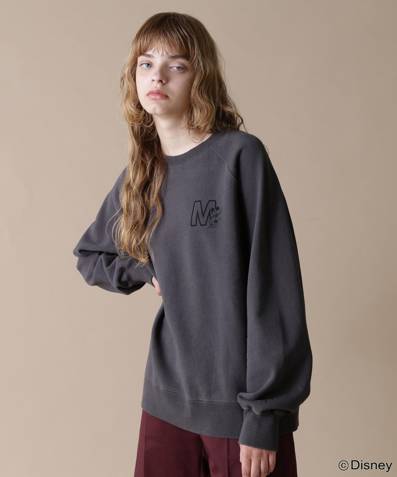 Disney Collection》L-CREW NECK SWEAT MICKEY | AVIREX 