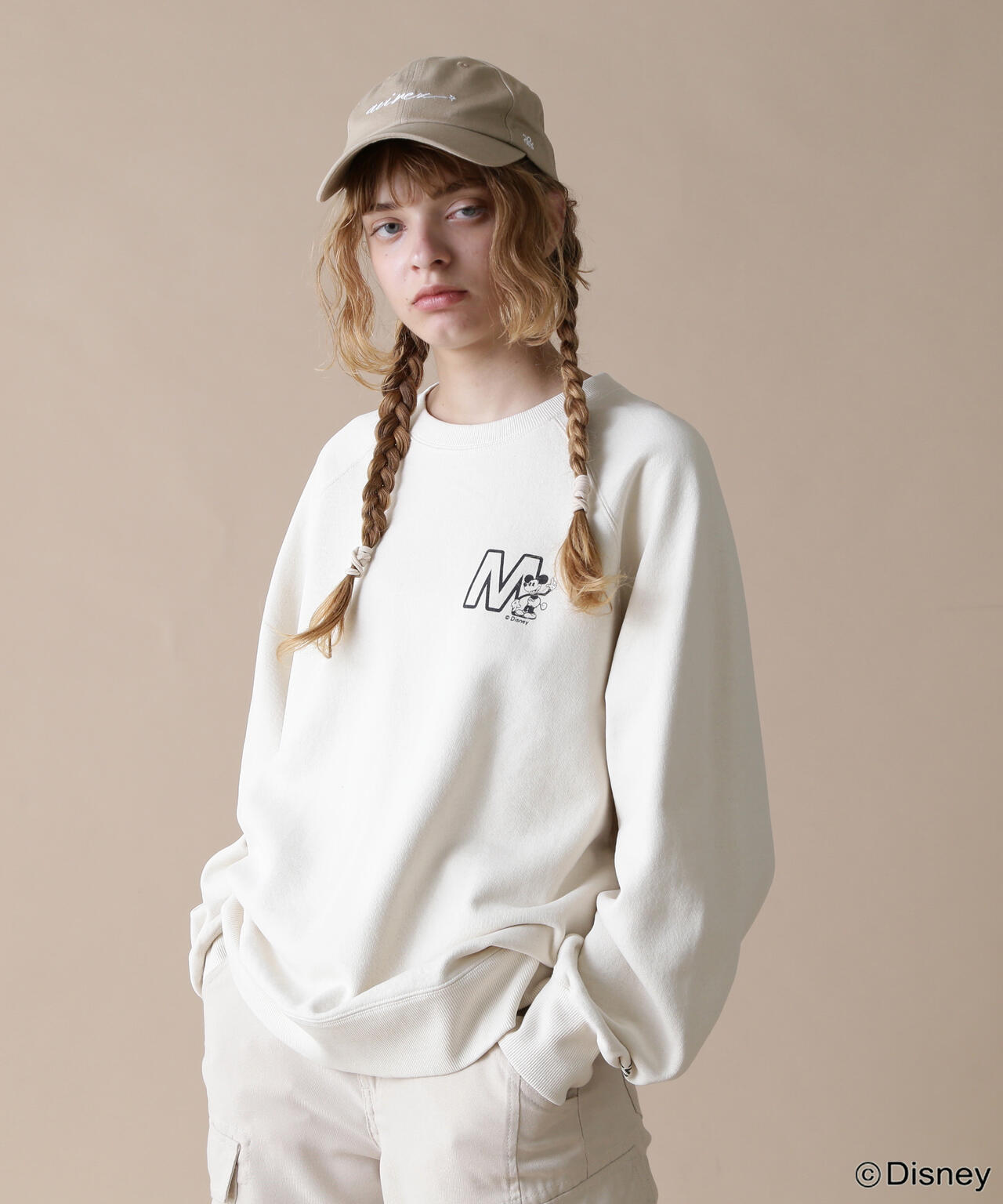 Disney Collection》L-CREW NECK SWEAT MICKEY | AVIREX 